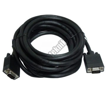 7593-FPP-5 VGA kábel 5m árnyékolt fekete