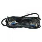 7593-PP-5 VGA kábel 5m árnyékolt fekete