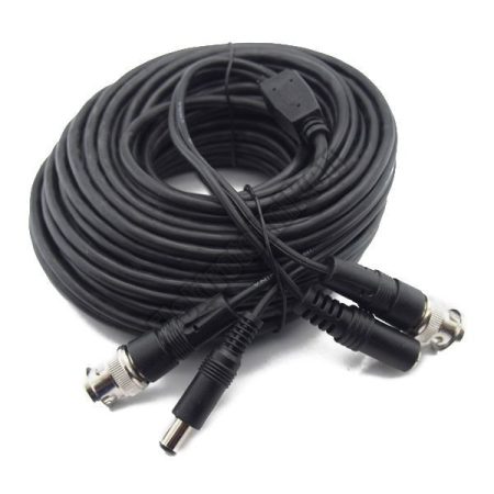 7598A-15 Videó(koax)+DC tápkábel15m