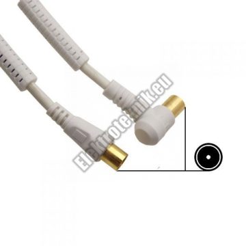 7655 RF kábel 1,5m (dugó-90°dugó) 
