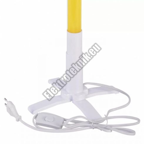 80052 Világító Party Fénycső, Sárga