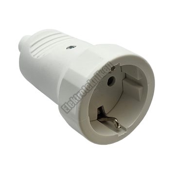   8550-05W Földelt hálózati lengő aljzat gumírozott 250V. 