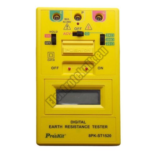 8PK-ST1520 Digitális földelés mérő