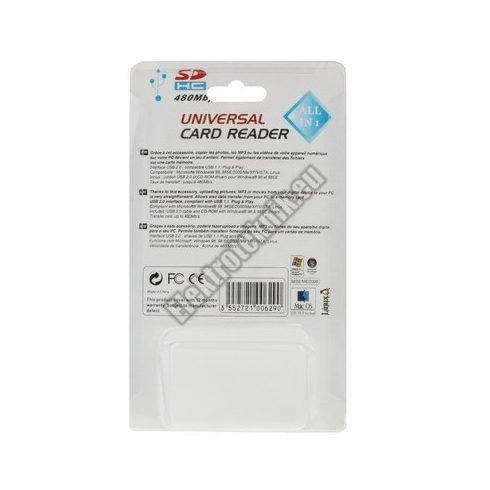 92051G USB kártyaolvasó (SD/MMC,/MS/TF) 