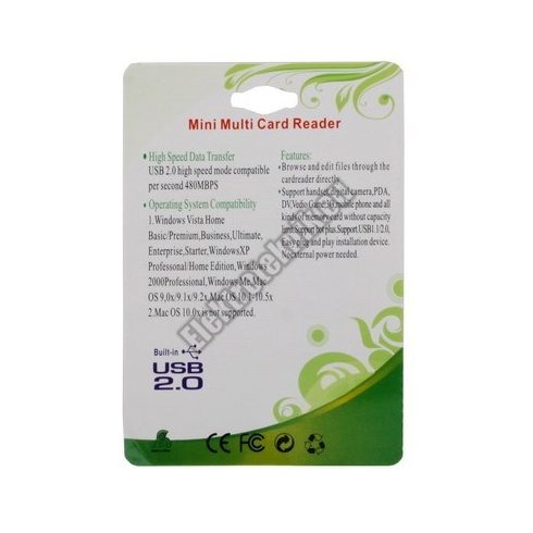 92051PI USB kártyaolvasó (SD/MMC,/MS/TF)