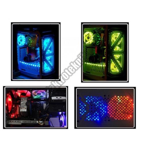 92137 Ventillátor 120x120mm 4 ledes