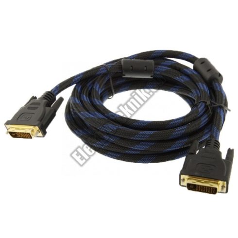 92289 DVI-D kábel (24 +1 tűs) 5m