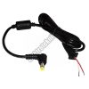 92357 5,5/1,7/11mm 90° DC dugóval szerelt kábel.