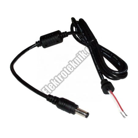 92359 5,5/2,5/11mm DC dugóval szerelt kábel.