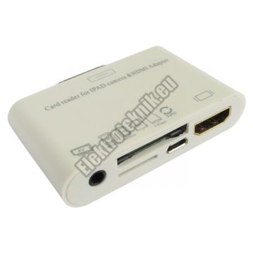   92489 5 in 1 HDMI Kamera csatlakozó készlet és kártyaolvasó  iPad / iPhone / iPod