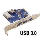 92878 3+1 USB 3.0 PCI-E bővítőkártya