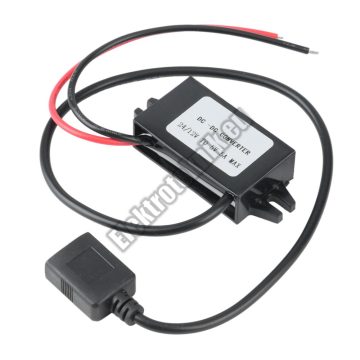 92914 24/12V-ról 5V-ra USB Autós töltő Adapter