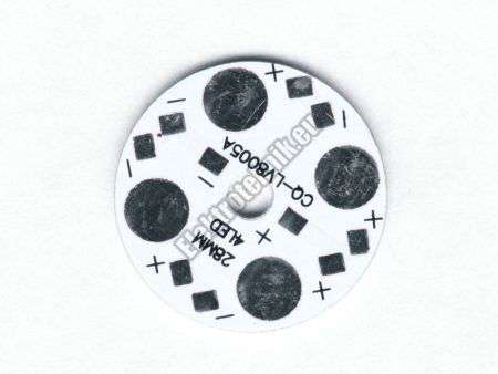 92980 Alu panel LED-hez, 4x1W