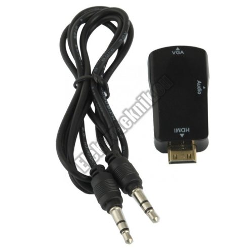 93119BK mini HDMI-VGA átalakító 