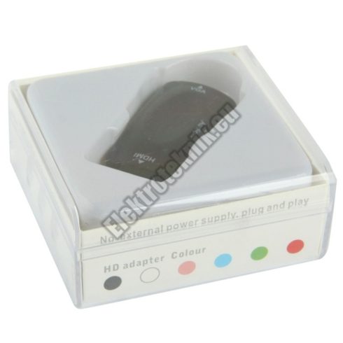 93119BK mini HDMI-VGA átalakító 