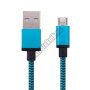 93323 Harisnyázott Micro USB kábel 1m