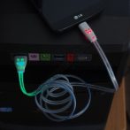 AP-053 Micro USB kábel RGB megvilágítással
