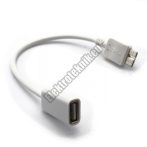AP-301 MicroUSB 3.0 dugó - USB-A 3.0 aljzat adapter
