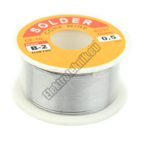 B2-05 Forrasztó ón 0,5mm 100g 63/37
