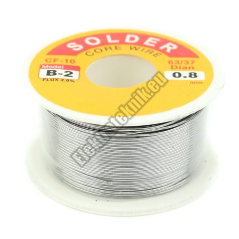 B2-08 Forrasztó ón 0,8mm 100g 63/37