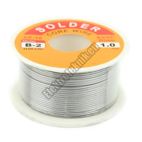 B2-10 Forrasztó ón 1,0mm 100g 63/37