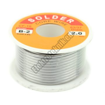 B2-20 Forrasztó ón 2,0mm 100g 63/37