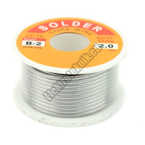 B2-20 Forrasztó ón 2,0mm 100g 63/37