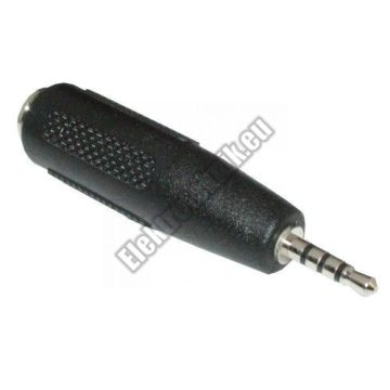   B4008TW 3,5mm 4 pólusú jack aljzat - 2,5mm 4 pólusú jack dugó