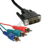 B7501TW Videó kábel (DVI dugó + 3RCA dugó) 1,5m