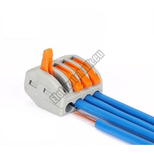 C104 Oldható vezeték összekötő 4pólusú. 