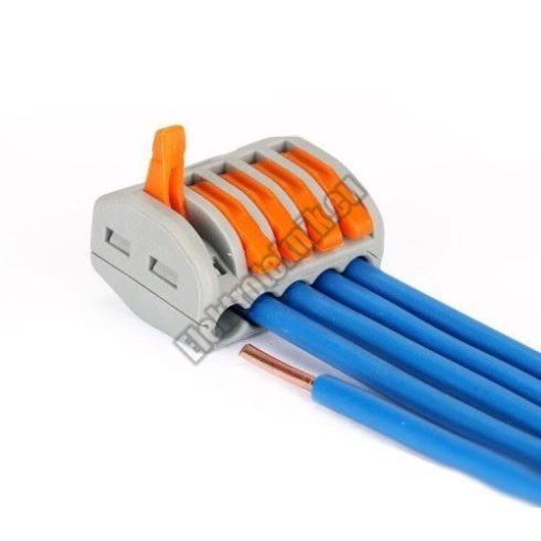 C105 Oldható vezeték összekötő 5pólusú. 