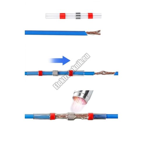 C11WH Hőre zsugorodó hüvely ónnal 0.25-0.34 mm² vezetékre