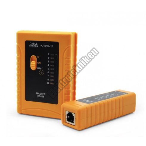 CT468  LAN kábeltesztelő műszer RJ45, RJ12, RJ11 