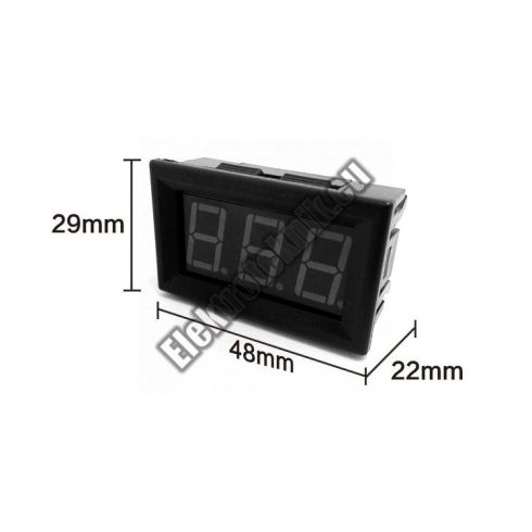 D001RD Digitális hőmérő piros