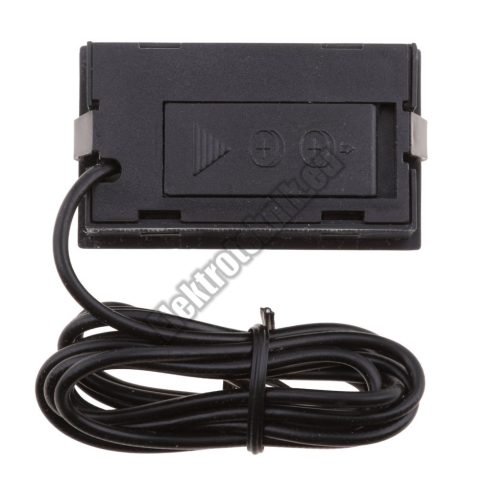 D002BK LCD mini hőmérő fekete