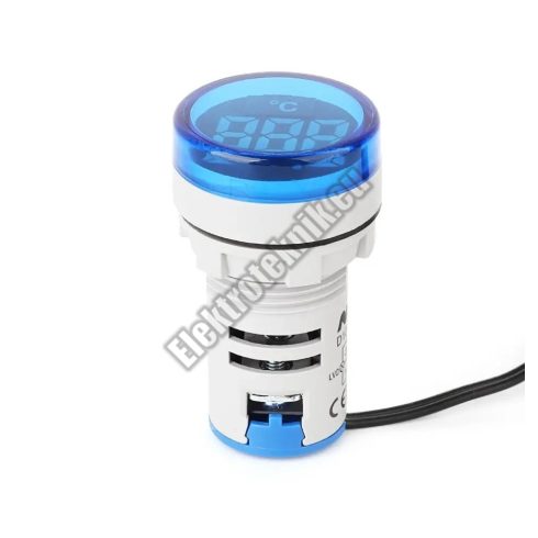 D003BL Digitális hőmérő kék AC