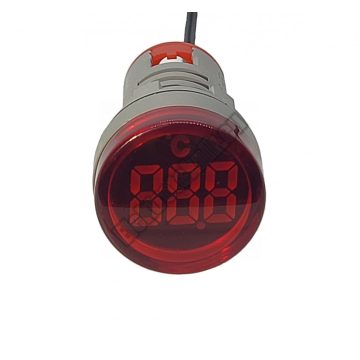 D003RD Digitális hőmérő piros AC