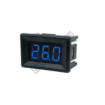   D008BL Mini digitális feszültségmérő kék 0-99.9V (3 vezetékes)