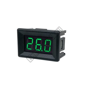   D008GR Mini digitális feszültségmérő zöld 0-99.9V (3 vezetékes)