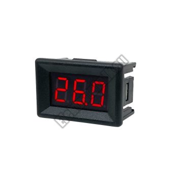   D008RD Mini digitális feszültségmérő piros 0-99.9V (3 vezetékes)
