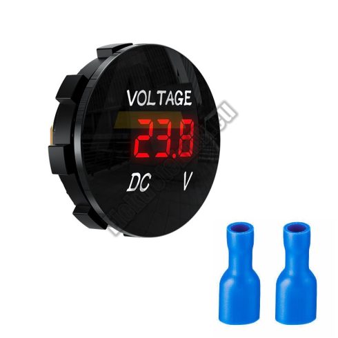 D010RD Vízáló digitális feszültségmérő piros