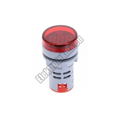 D011RD Digitális feszültségmérő piros DC 5-110V