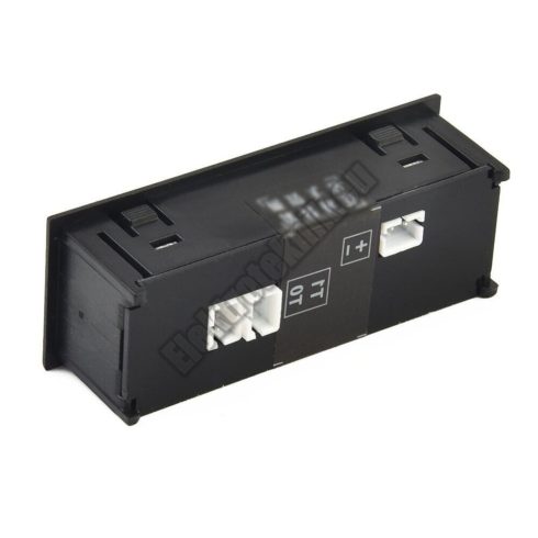 D013BL Digitális feszültségmérő, hőmérő, óra kék