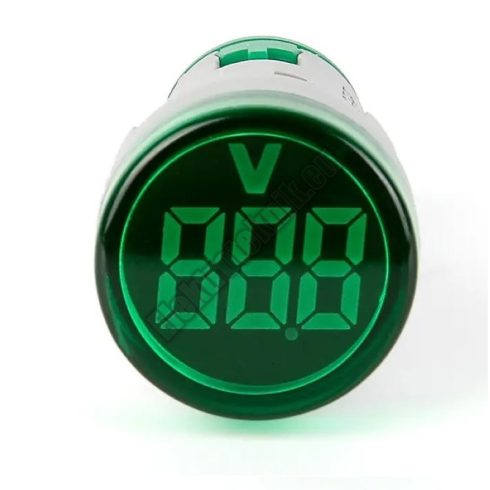 D015GR Digitális feszültségmérő zöld AC 50-500V