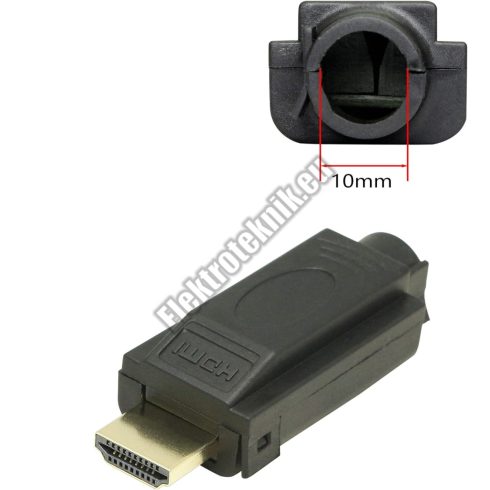 D018 HDMI szerelhető dugó