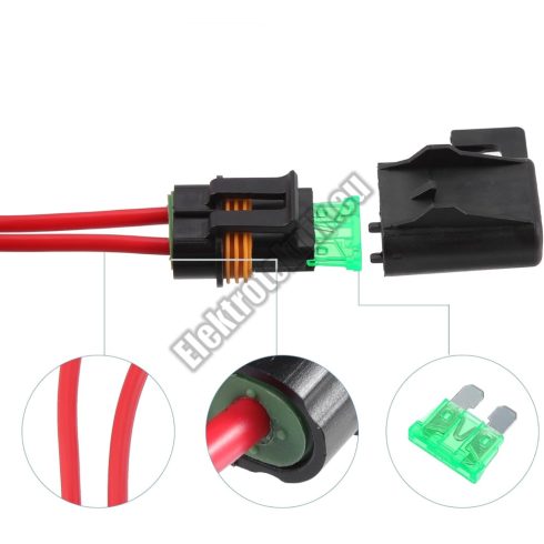 D019 Közepes késes vízálló biztosíték tartó