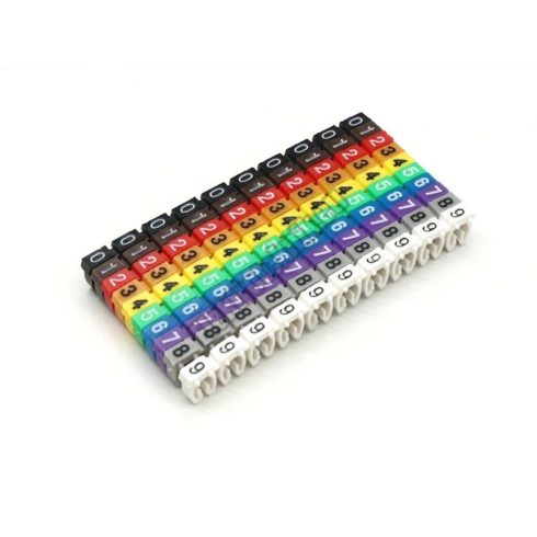 D020-2,5 Kábel jelölő 2,5mm²