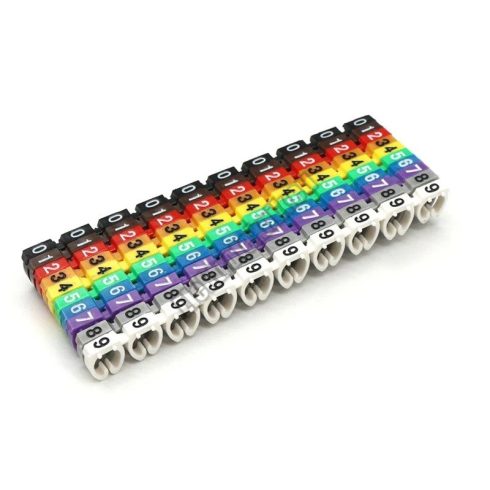 D020-6 Kábel jelölő 6mm² 