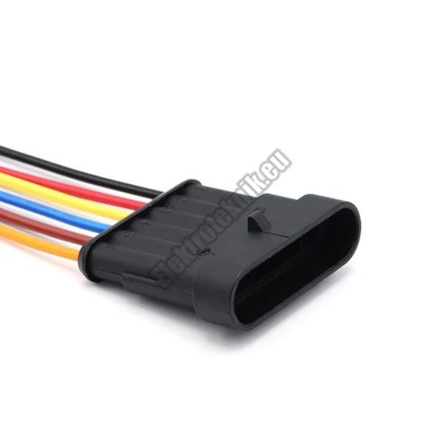 D026 6 pólusú vízálló csatlakozó pár vezetékkel