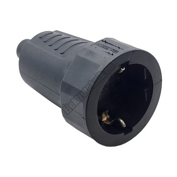 D8550-05 Földelt hálózati lengő aljzat gumírozott 250V.